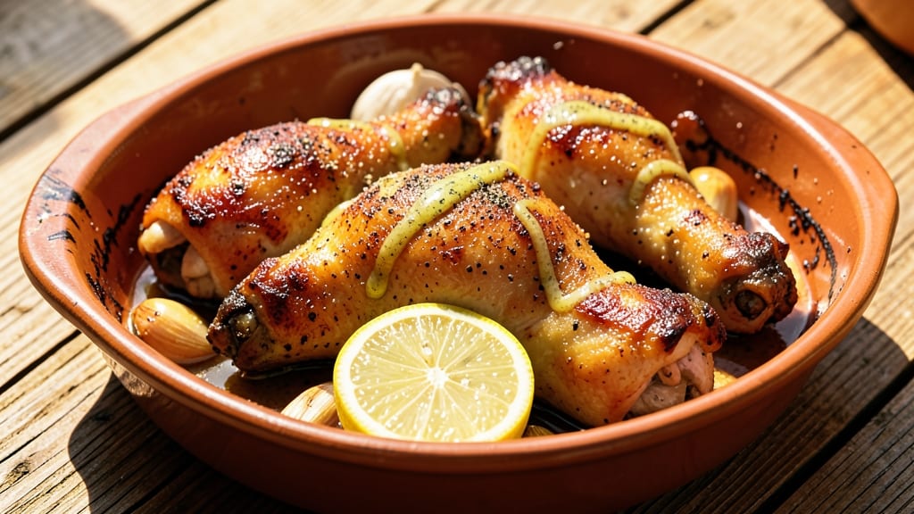 Baked Chicken Thighs and Drumsticks Recipe: Crispy Skin, Juicy Meat in One Pan