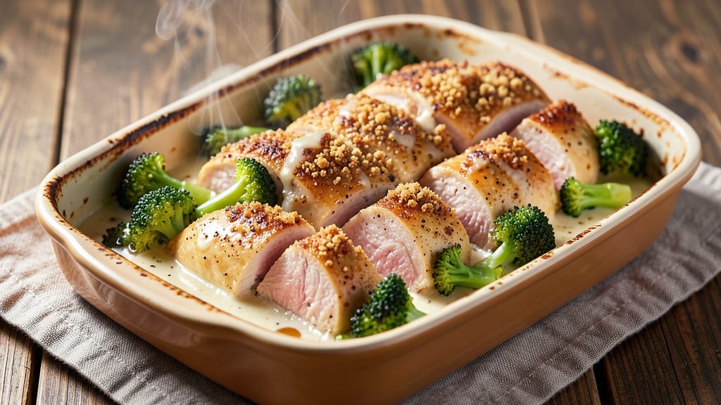 Campbell's Chicken and Broccoli Bake Recipe: One-Pot Creamy Crunch With Buttery Herb Crown