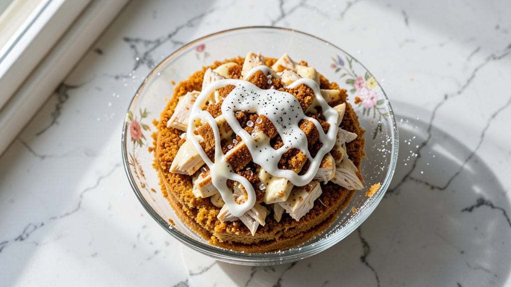 Chicken Salad Chick Cake Recipe: No-Bake Cheesecake Twist With Shredded Chicken