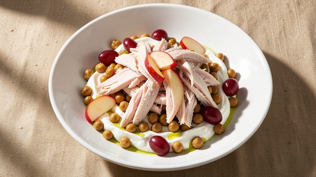 Chick-Fruity Fran Chicken Salad Recipe: Nutty Sweetness Meets Savory Crunch