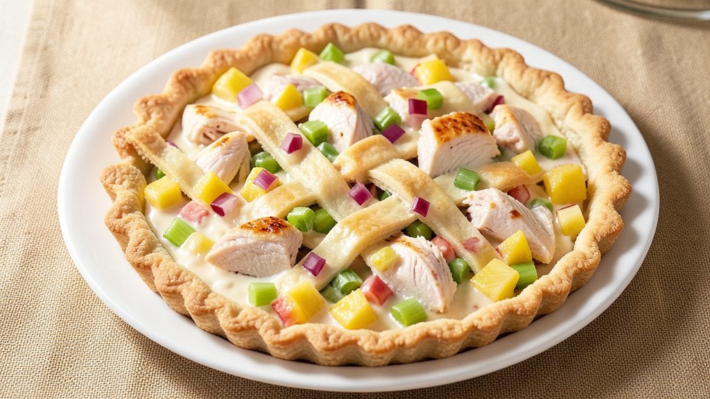 Chick Pina Colada Chicken Salad Pie Recipe: Tropical Twist on Classic Comfort