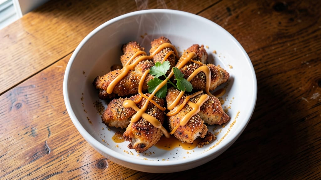 Church's Copycat Chicken Recipe: Crispy Herb Crown Over Tangy Cheddar Swirls
