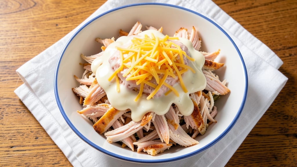 Copycat Chick-Fil-A Chicken Salad Recipe: Buttery Biscuit Crust Over Ultra-Smooth Cheddar Swirls