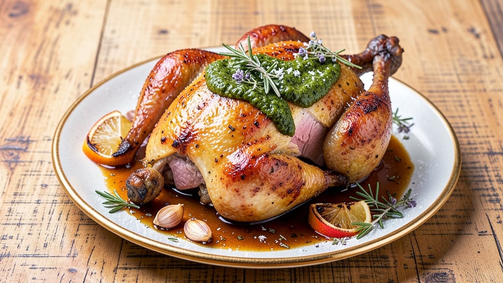 Jamie Oliver's Trevor's Chicken Recipe: Herb-Crusted Roast with Juicy Center