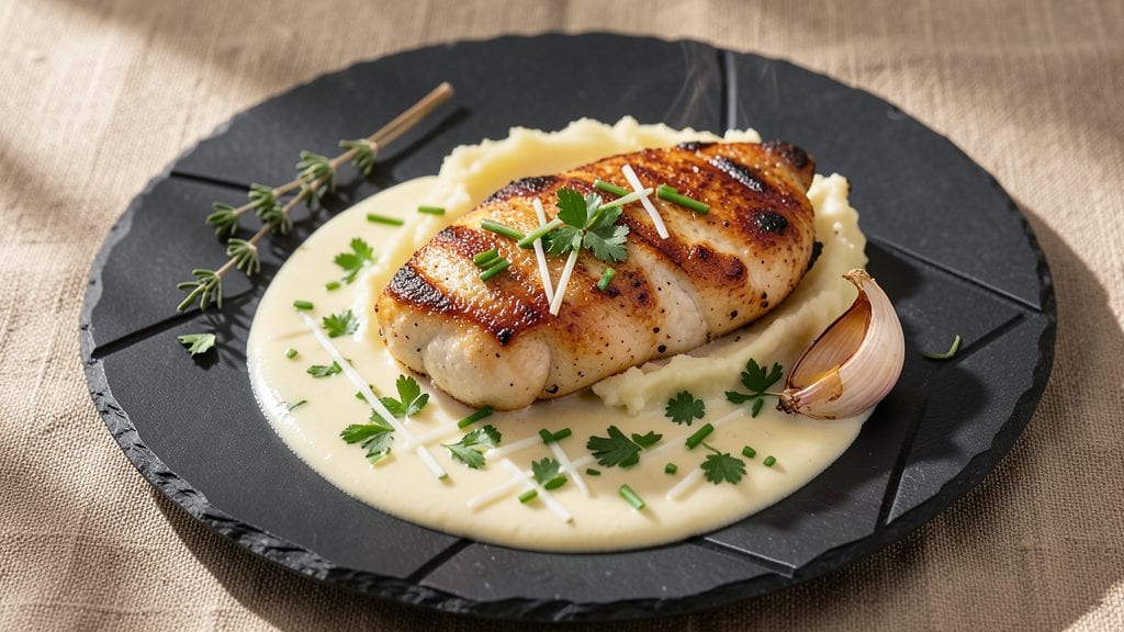 Kinder's Chicken Sauce Recipe: Buttery Swirls With Crispy Herb Crown