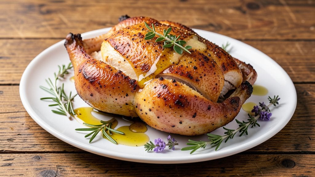 Lawry's Seasoned Salt Baked Chicken Recipe: Crispy Herb Crown Over Juicy Pull-Apart Meat