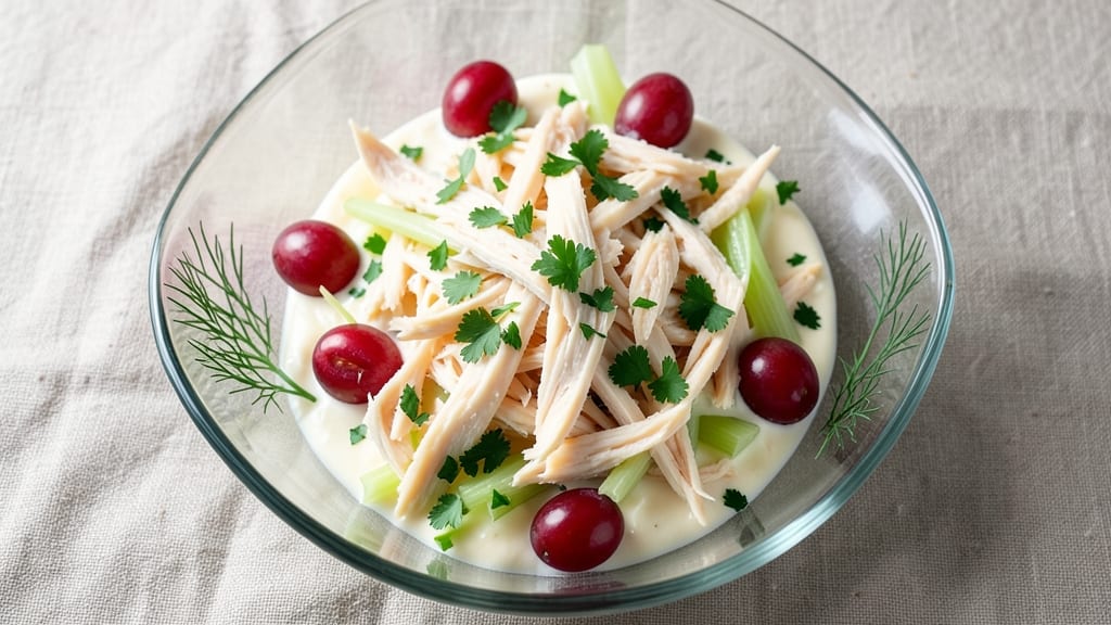 Simple Canned Chicken Salad Recipe: Crunchy Celery and Herb Freshness